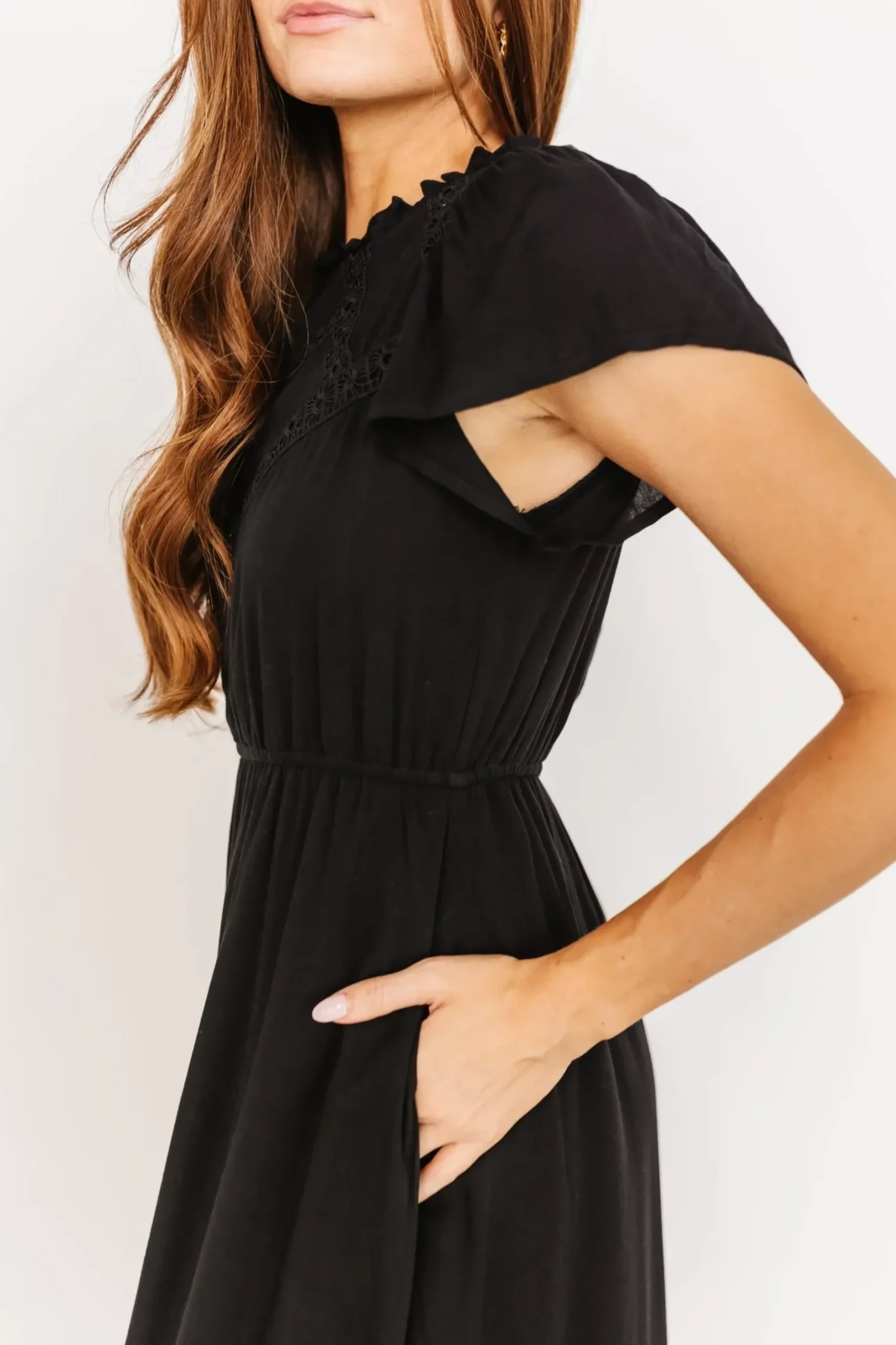 Baltic Born WINTER ESSENTIALS|Prestyn Midi Dress | Black