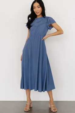Baltic Born WINTER ESSENTIALS|Prestyn Midi Dress | Blue