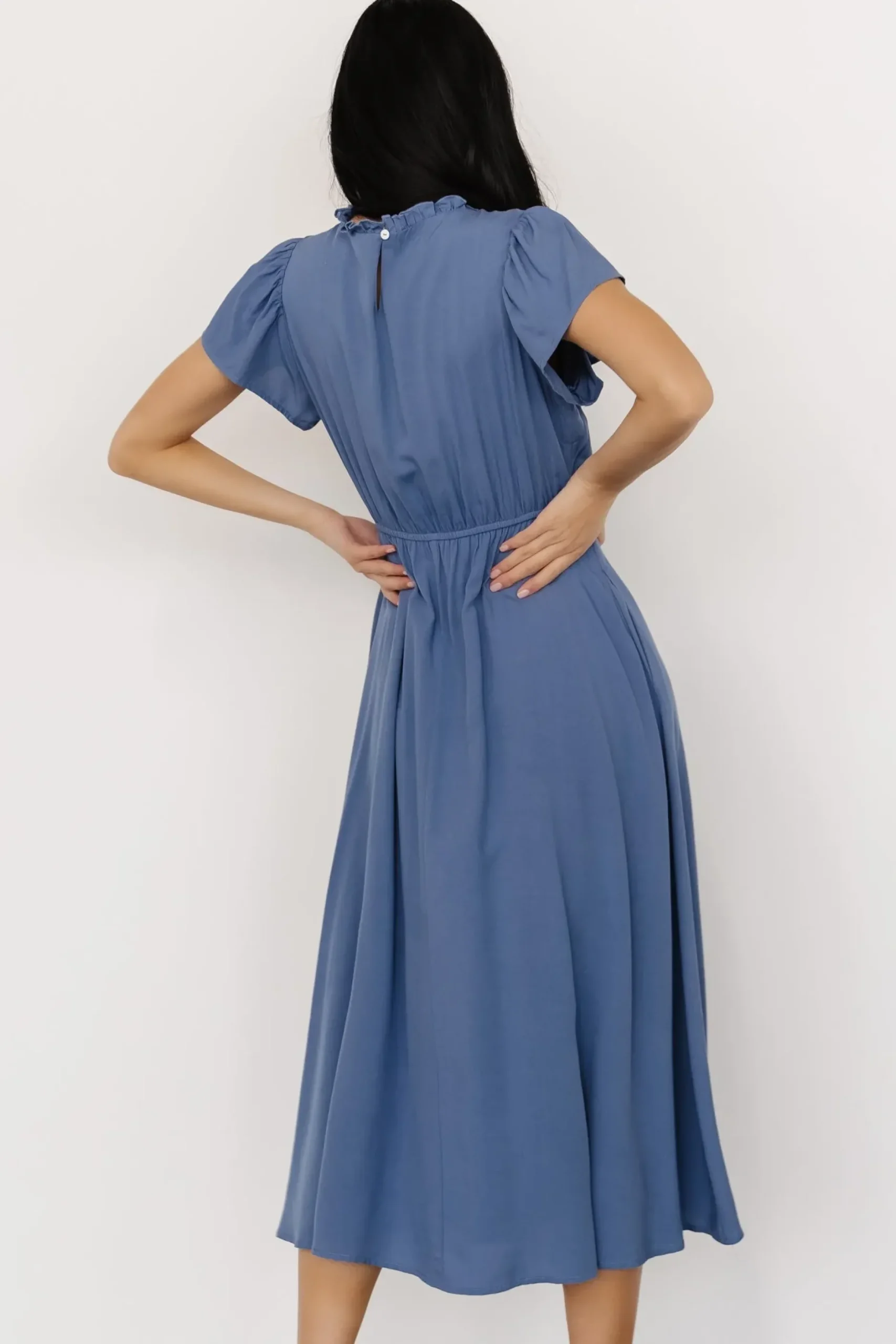Baltic Born WINTER ESSENTIALS|Prestyn Midi Dress | Blue