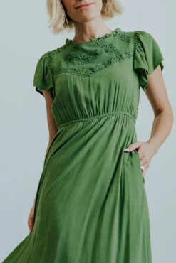 Baltic Born WINTER ESSENTIALS|Prestyn Midi Dress | Green