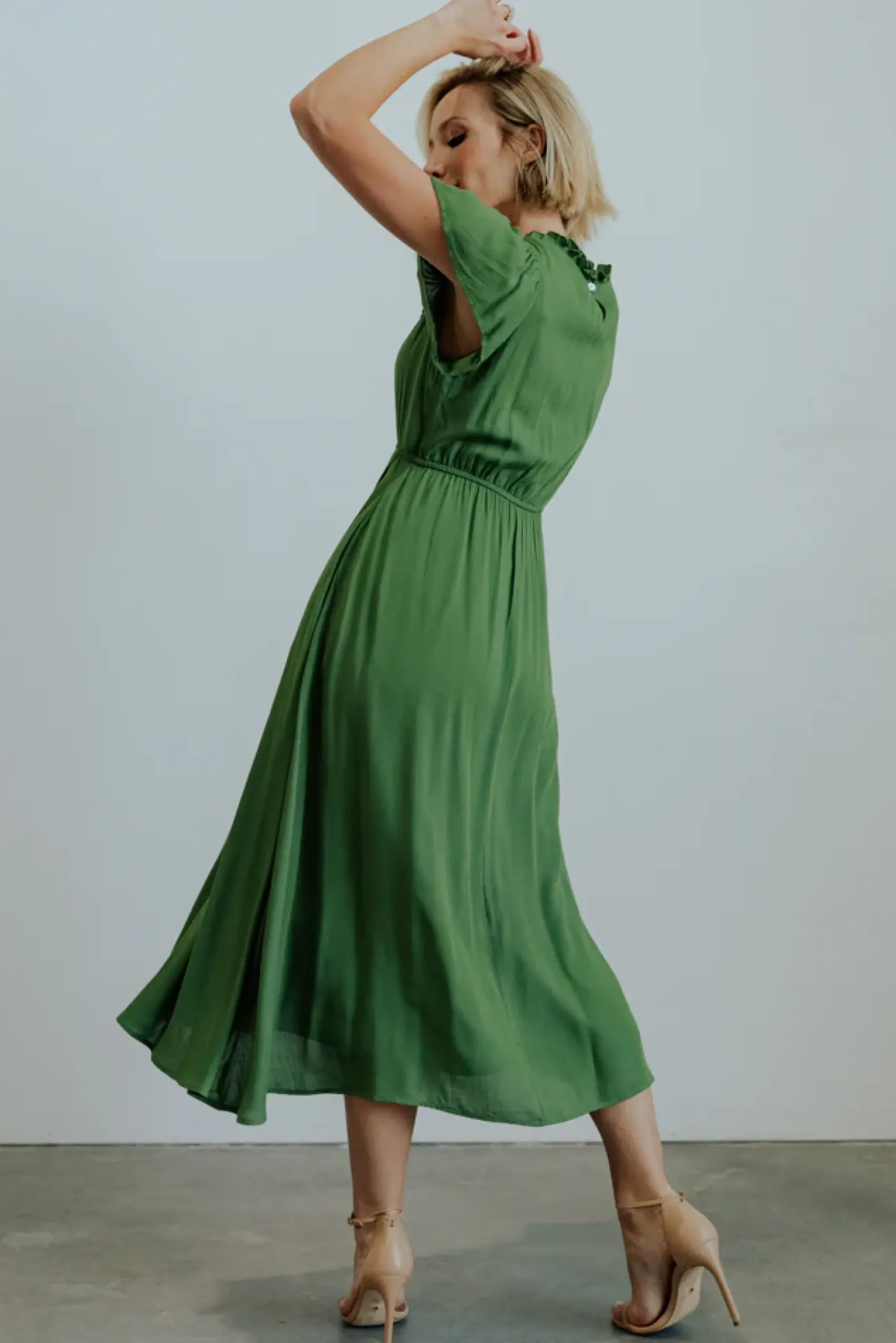 Baltic Born WINTER ESSENTIALS|Prestyn Midi Dress | Green