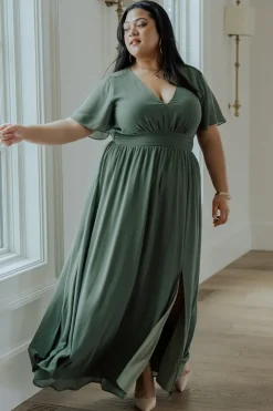 Baltic Born maxi dresses|WEDDING SUITE|Ramona Maxi Dress | Dark Sage