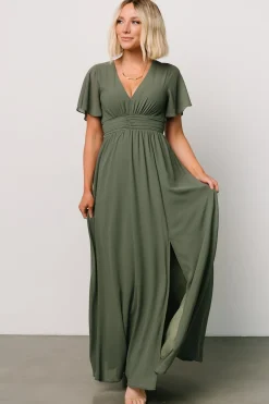 Baltic Born maxi dresses|WEDDING SUITE|Ramona Maxi Dress | Dark Sage
