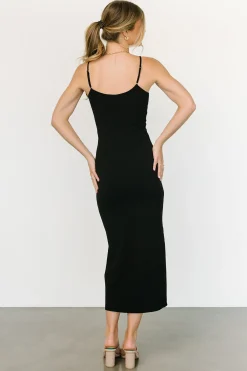 Baltic Born midi dresses|Ramsey Bodycon Tank Dress | Black