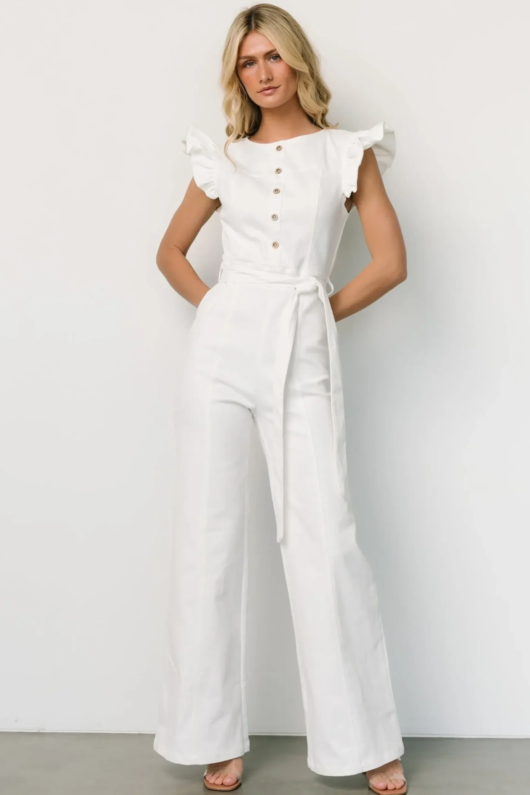 Baltic Born JUMPSUITS + ROMPERS|Ramy Jumpsuit | Off White