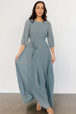 Baltic Born DRESSES|maxi dresses|Rebecca Maxi Dress | Dusty Blue