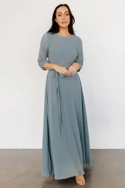 Baltic Born DRESSES|maxi dresses|Rebecca Maxi Dress | Dusty Blue