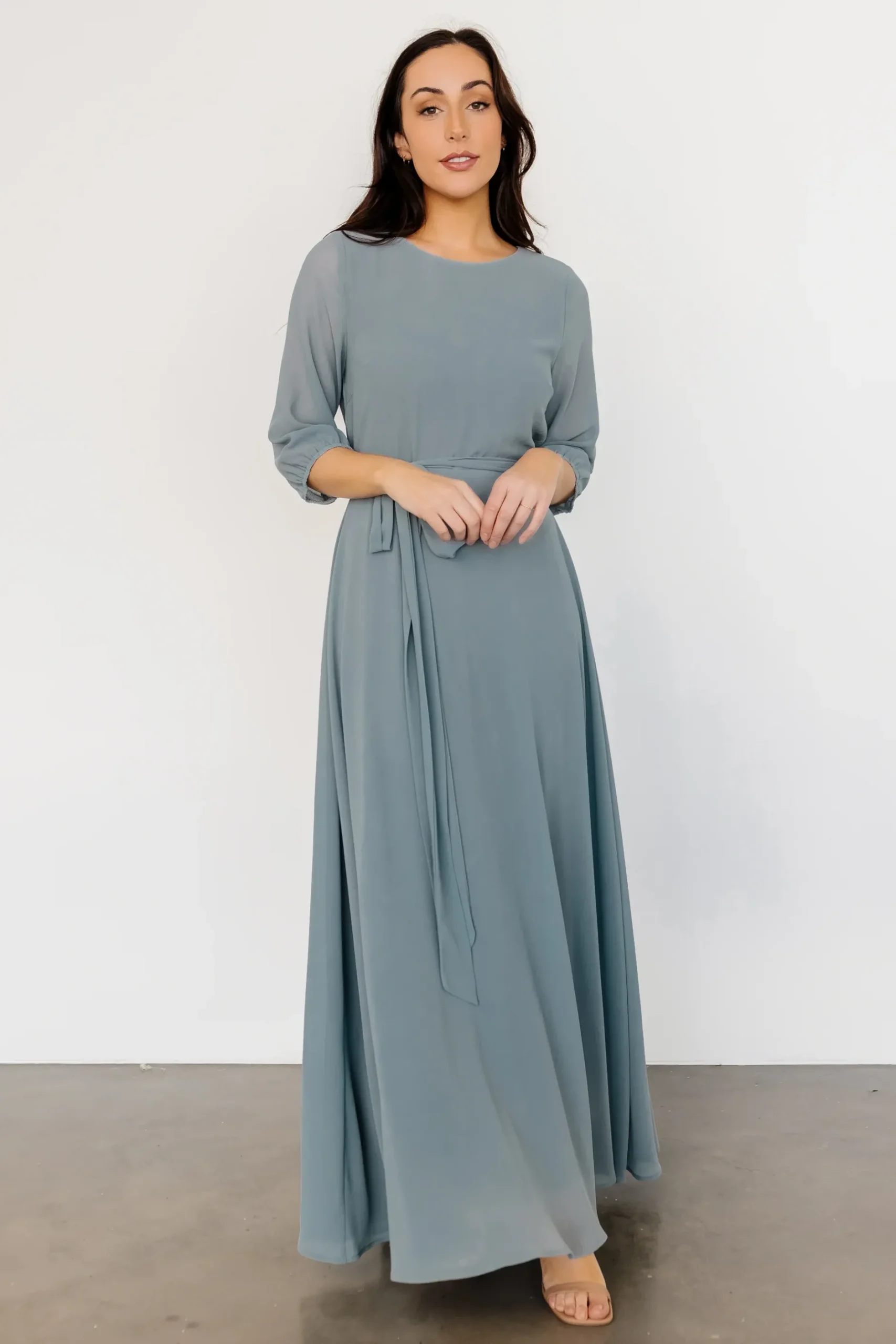 Baltic Born DRESSES|maxi dresses|Rebecca Maxi Dress | Dusty Blue