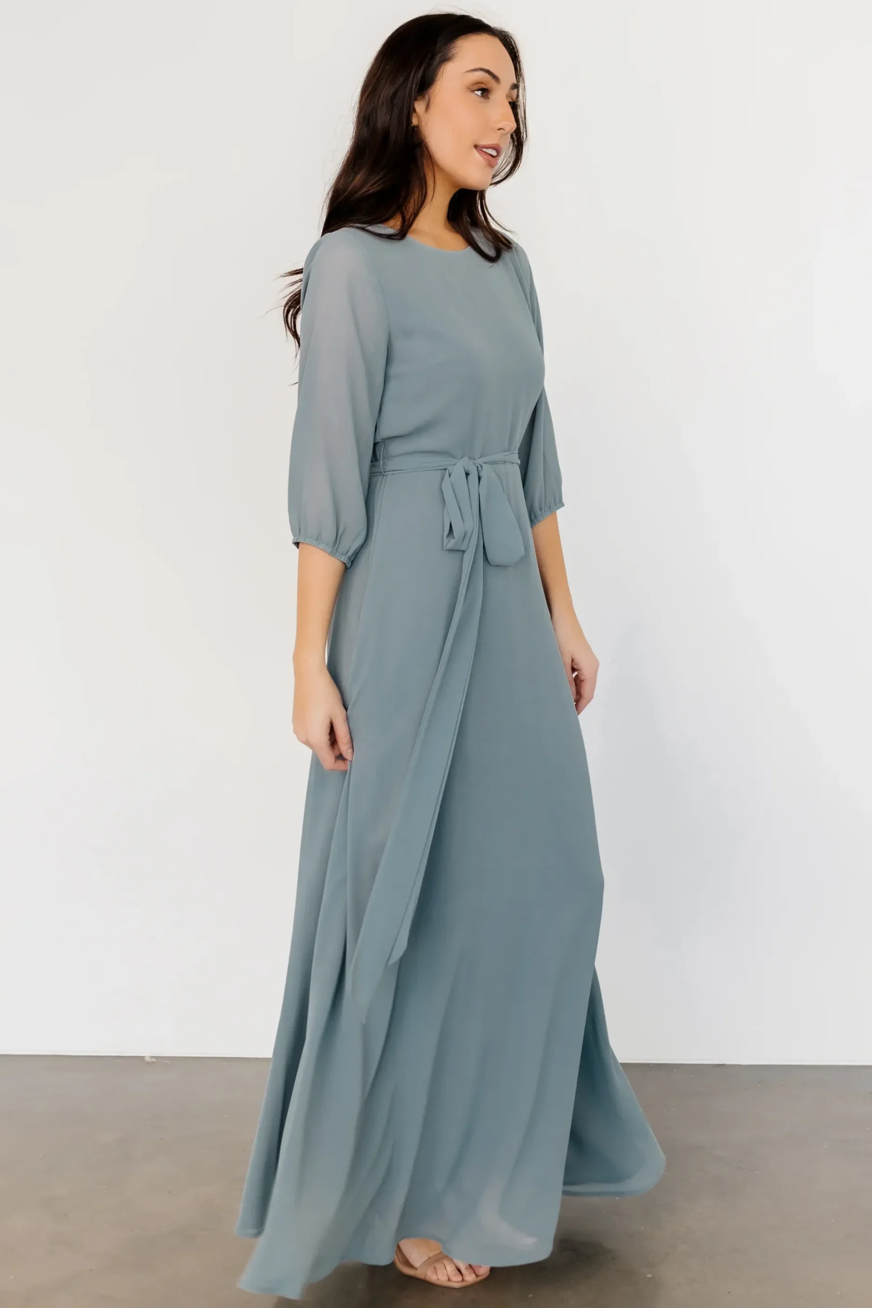 Baltic Born DRESSES|maxi dresses|Rebecca Maxi Dress | Dusty Blue