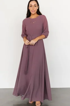 Baltic Born DRESSES|maxi dresses|Rebecca Maxi Dress | Vintage Plum