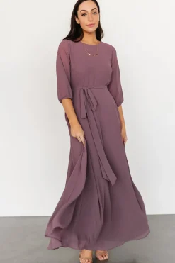 Baltic Born DRESSES|maxi dresses|Rebecca Maxi Dress | Vintage Plum