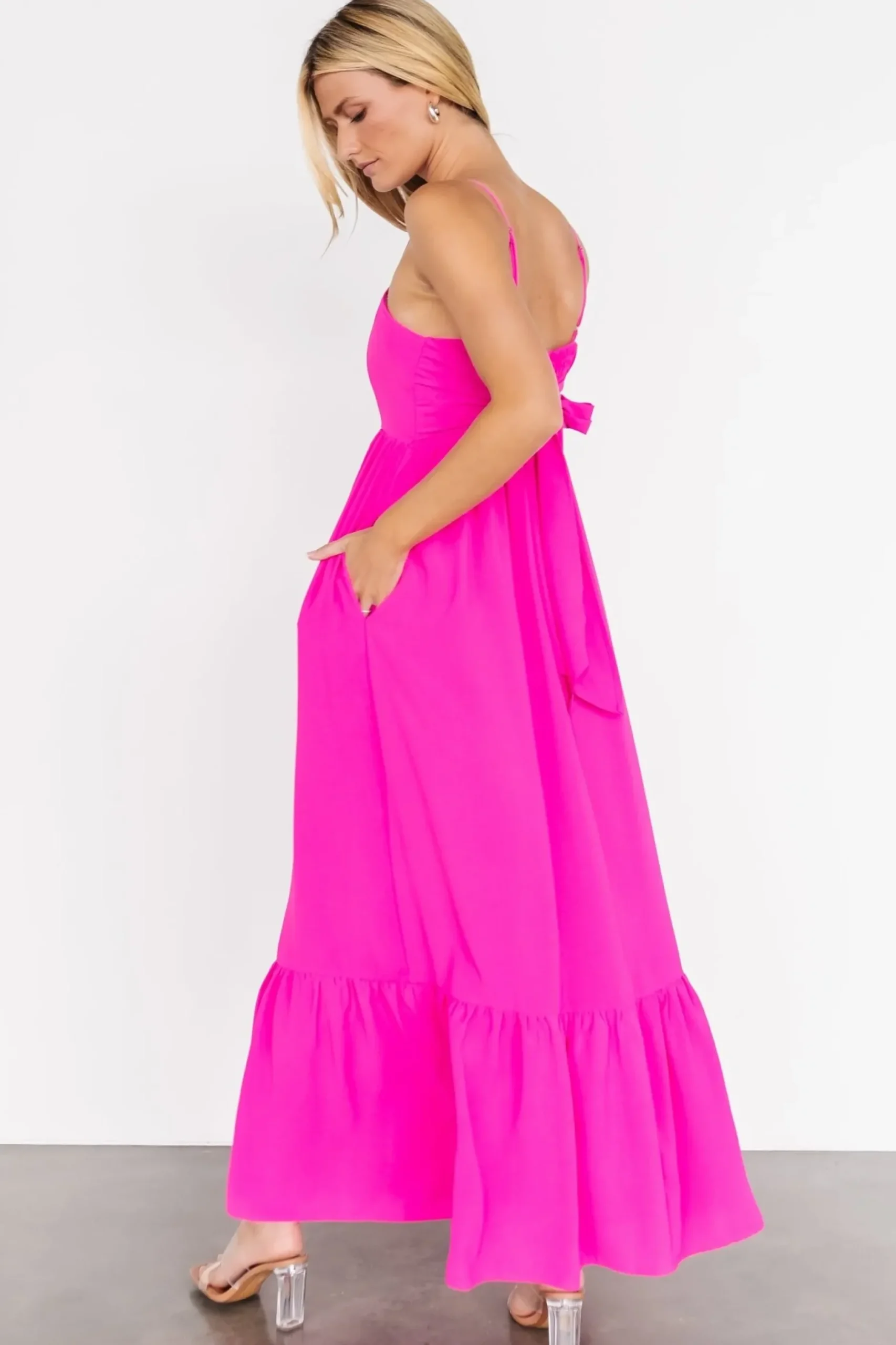 Baltic Born maxi dresses|EXTENDED SIZING|Regan Tank Maxi Dress | Fuchsia