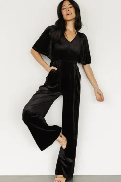 Baltic Born SALE|Regent Velvet Jumpsuit | Black