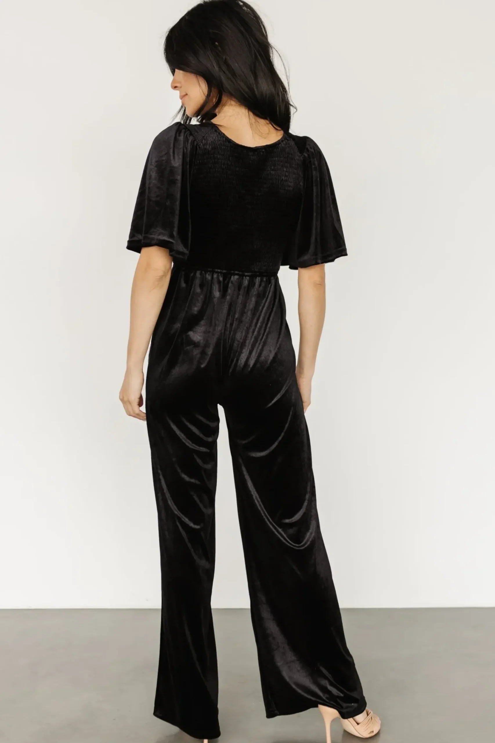 Baltic Born SALE|Regent Velvet Jumpsuit | Black