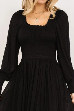 Baltic Born maxi dresses|Renata Dot Maxi Dress | Black
