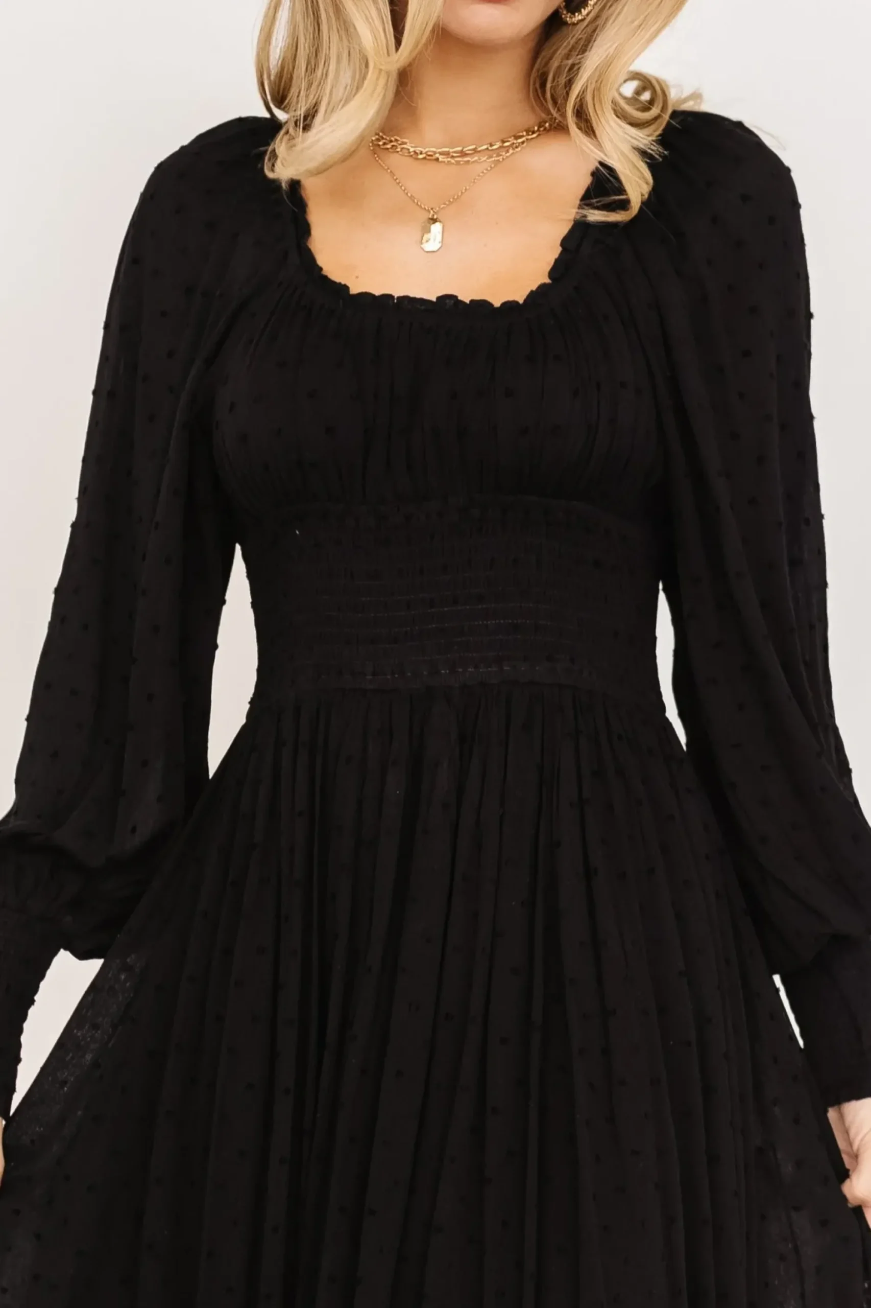 Baltic Born maxi dresses|Renata Dot Maxi Dress | Black