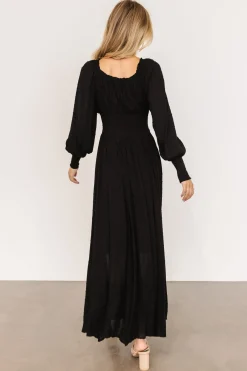 Baltic Born maxi dresses|Renata Dot Maxi Dress | Black