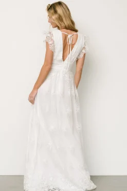 Baltic Born tulle styles|Rhea Tulle Maxi Dress | Off White