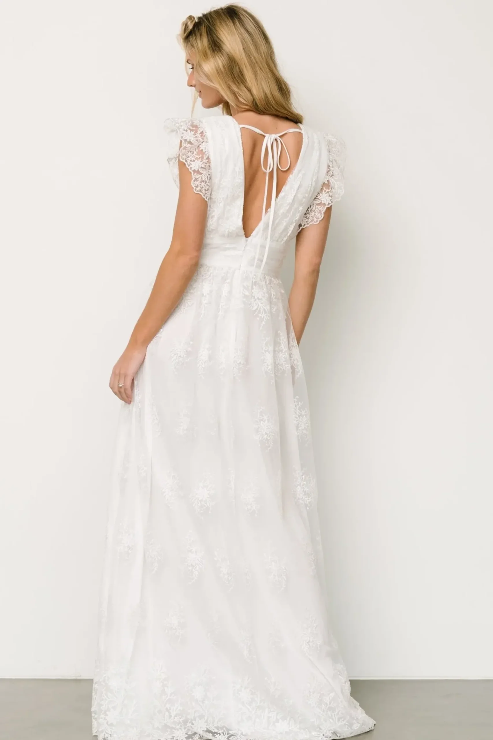 Baltic Born tulle styles|Rhea Tulle Maxi Dress | Off White