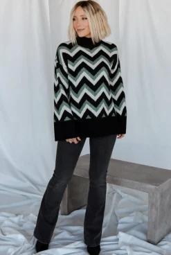 Baltic Born WINTER ESSENTIALS|Ricks Sweater | Black + Green Multi