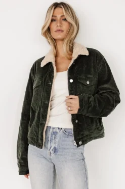 Baltic Born outerwear|Ridley Corduroy Jacket | Olive