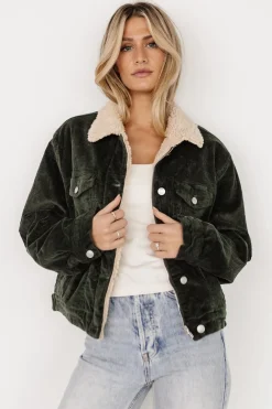 Baltic Born outerwear|Ridley Corduroy Jacket | Olive
