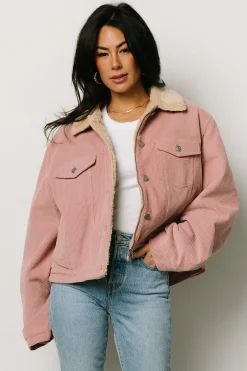 Baltic Born outerwear|Ridley Corduroy Jacket | Pink