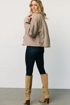 Baltic Born outerwear|Ridley Corduroy Jacket | Taupe