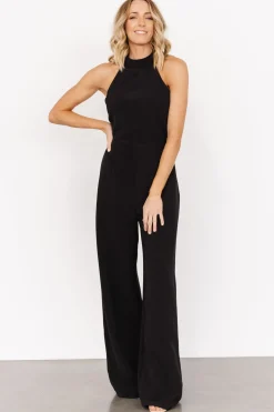 Baltic Born JUMPSUITS + ROMPERS|Romeo Halter Jumpsuit | Black