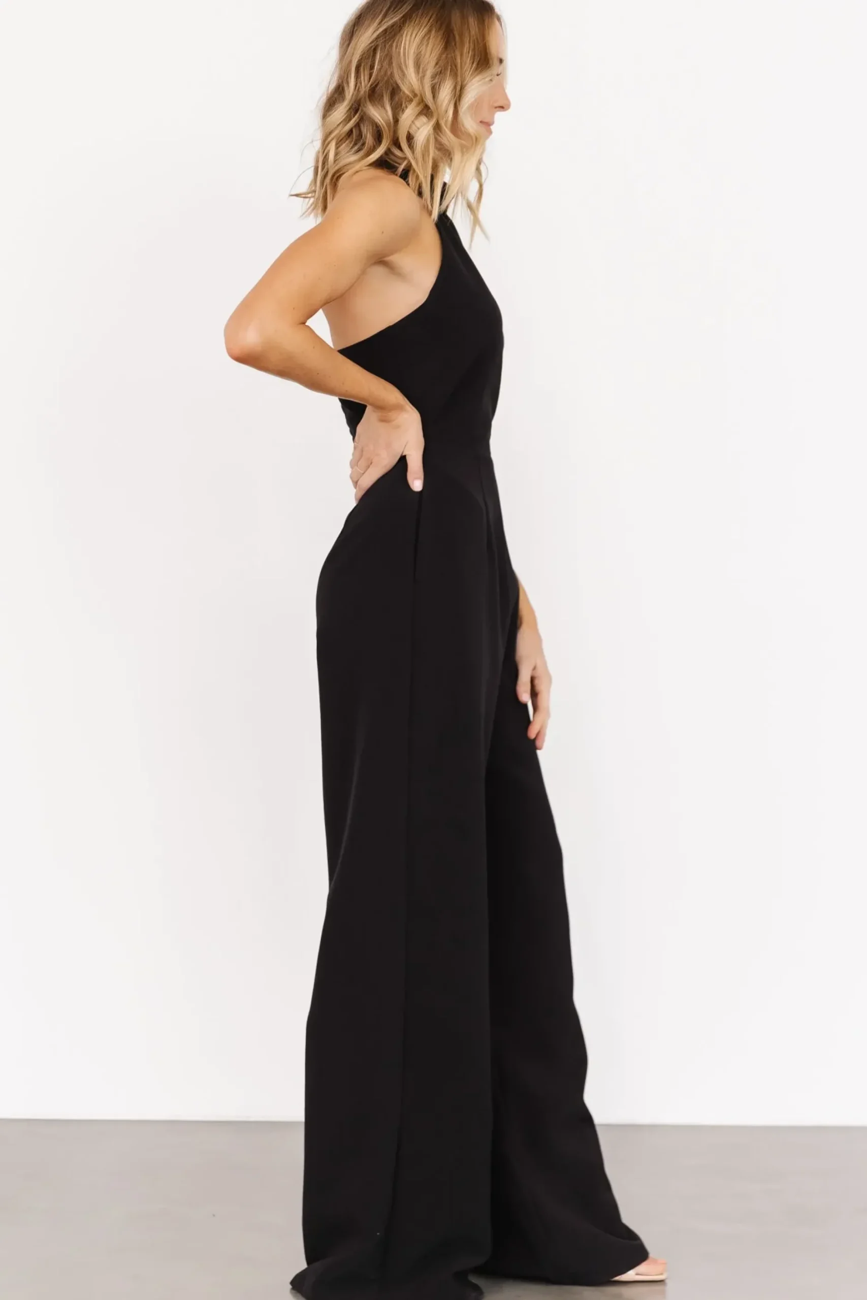 Baltic Born JUMPSUITS + ROMPERS|Romeo Halter Jumpsuit | Black