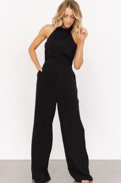 Baltic Born JUMPSUITS + ROMPERS|Romeo Halter Jumpsuit | Black