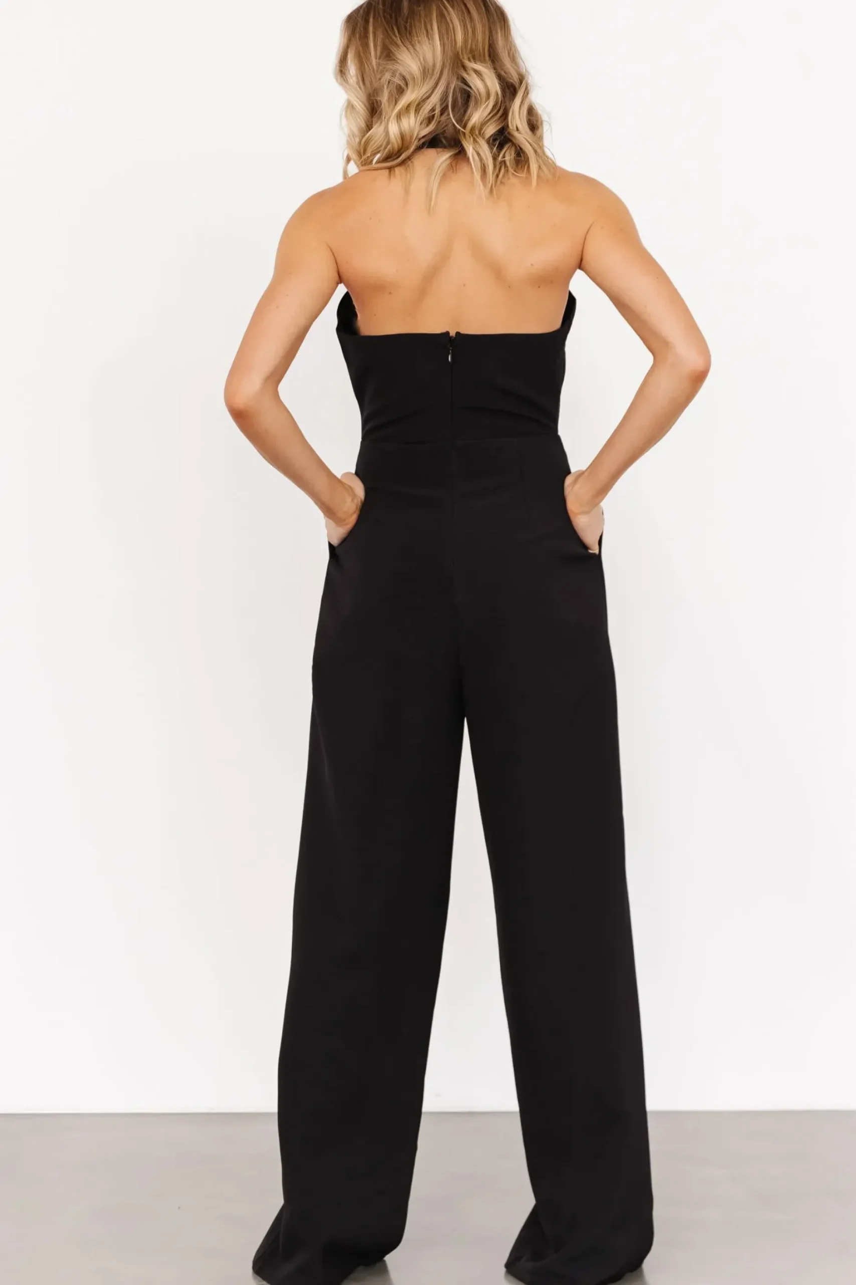 Baltic Born JUMPSUITS + ROMPERS|Romeo Halter Jumpsuit | Black