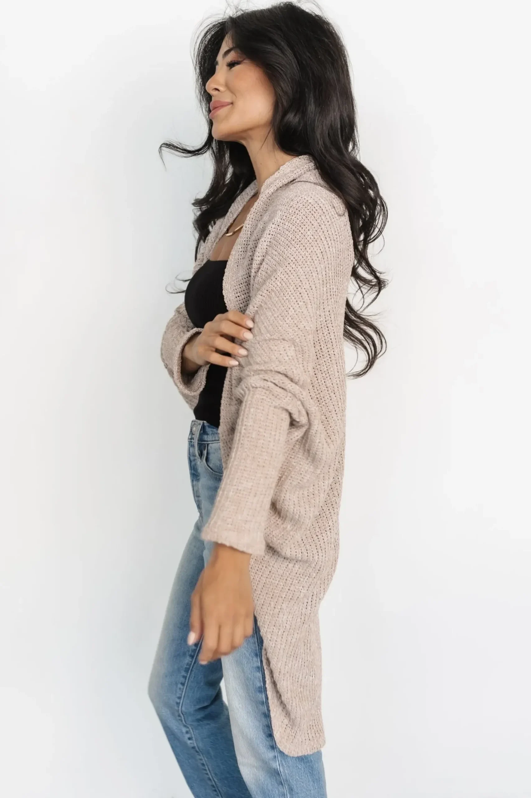 Baltic Born cardigans|Ronnie Slouchy Cardigan | Taupe