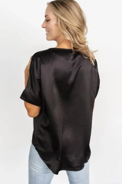 Baltic Born COMING SOON|Rory Satin Top | Black