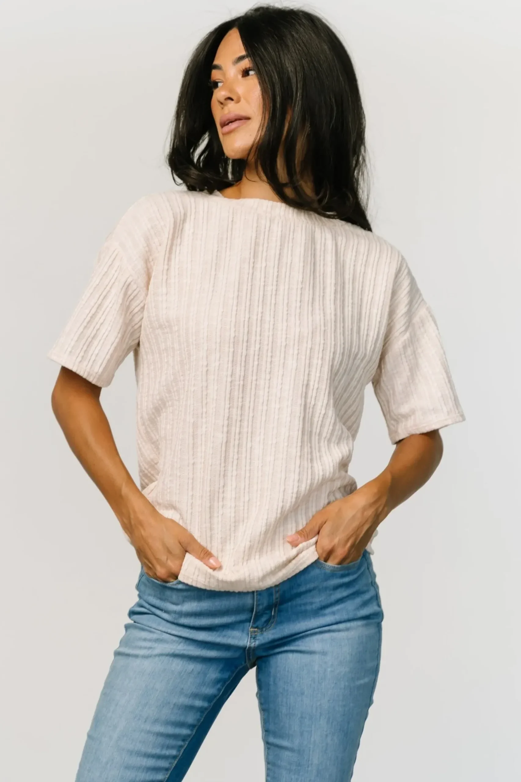 Baltic Born TOPS|Roxi Open Back Tie Top | Natural