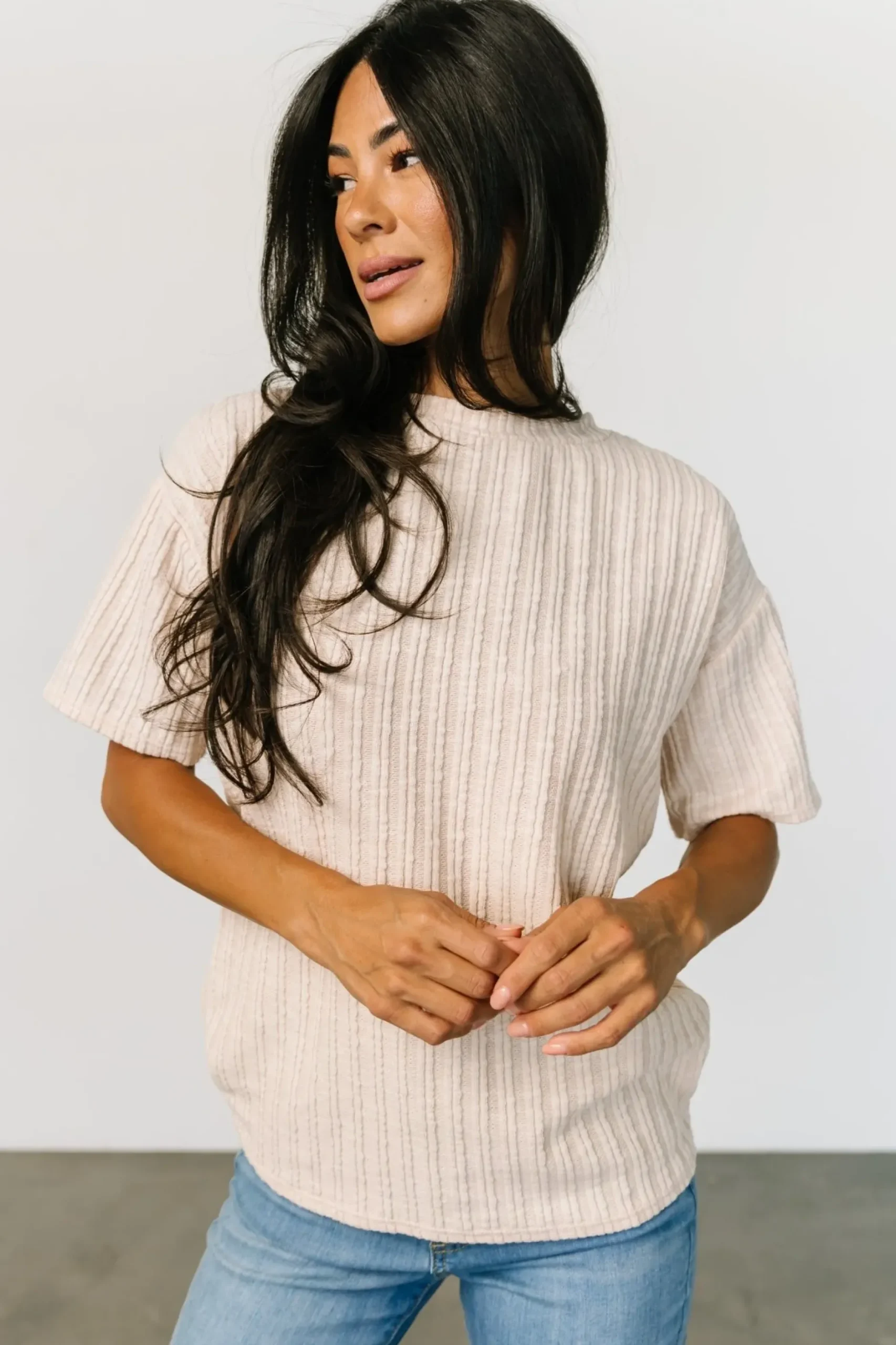 Baltic Born TOPS|Roxi Open Back Tie Top | Natural