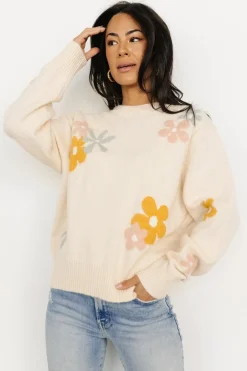 Baltic Born COMING SOON|Roxy Sweater | Cream Flower