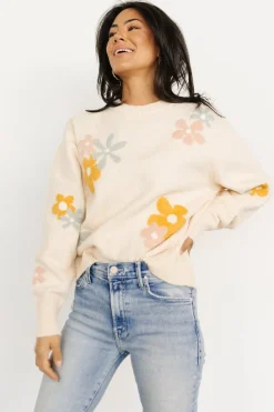 Baltic Born COMING SOON|Roxy Sweater | Cream Flower