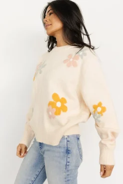 Baltic Born COMING SOON|Roxy Sweater | Cream Flower