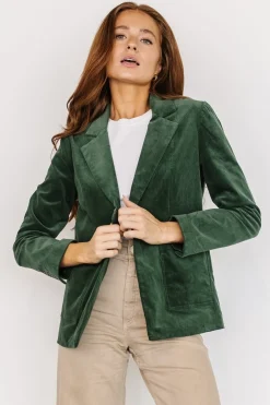 Baltic Born outerwear|Royal Corduroy Blazer | Hunter Green