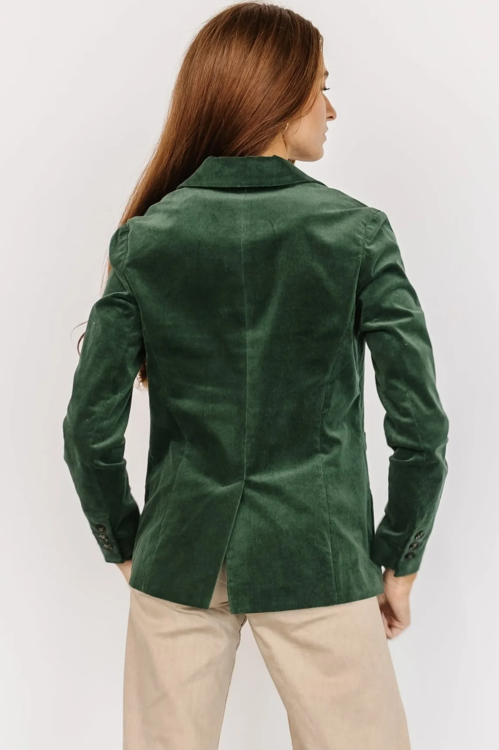 Baltic Born outerwear|Royal Corduroy Blazer | Hunter Green