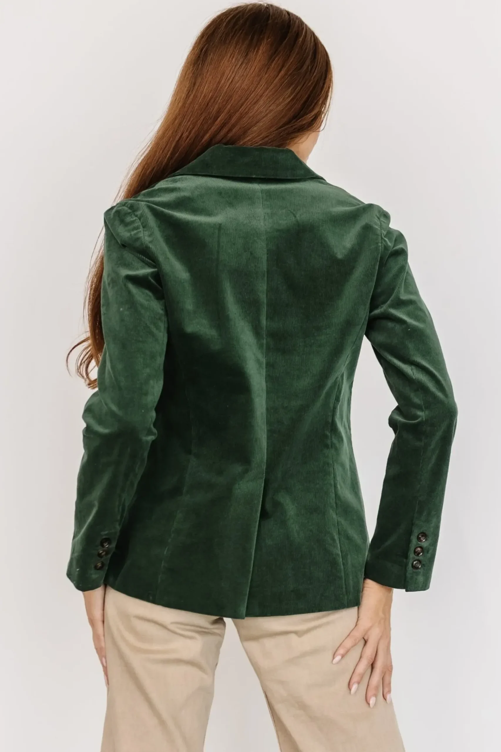 Baltic Born outerwear|Royal Corduroy Blazer | Hunter Green