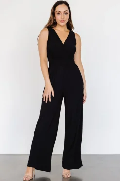 Baltic Born JUMPSUITS + ROMPERS|Rudie Sleeveless Jumpsuit | Black