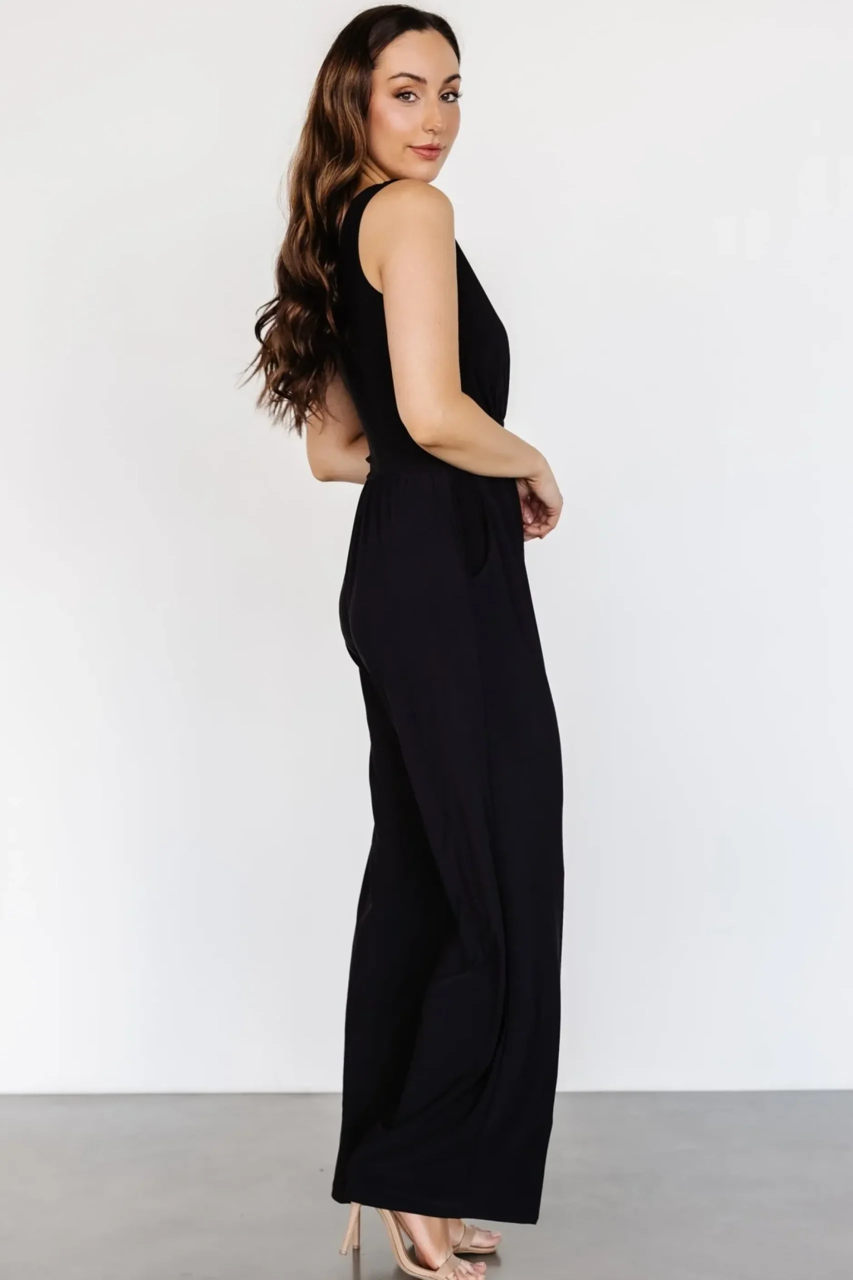 Baltic Born JUMPSUITS + ROMPERS|Rudie Sleeveless Jumpsuit | Black