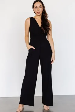 Baltic Born JUMPSUITS + ROMPERS|Rudie Sleeveless Jumpsuit | Black