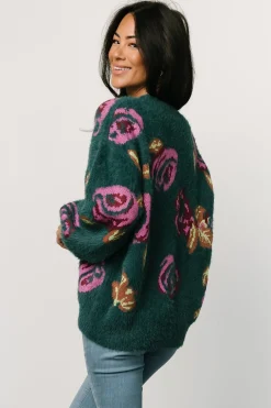 Baltic Born sweaters|Ryder Sweater | Jade Multi Floral