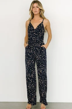 Baltic Born JUMPSUITS + ROMPERS|EXTENDED SIZING|Sade Jumpsuit | Navy Print