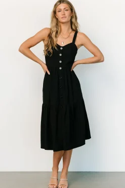 Baltic Born midi dresses|Sammy Tank Midi Dress | Black