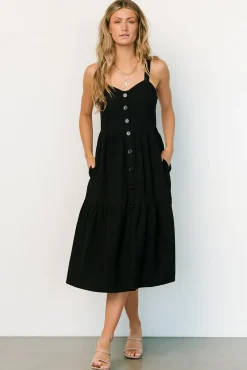 Baltic Born midi dresses|Sammy Tank Midi Dress | Black