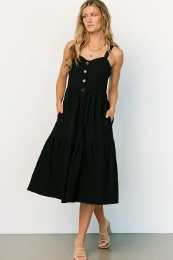 Baltic Born midi dresses|Sammy Tank Midi Dress | Black